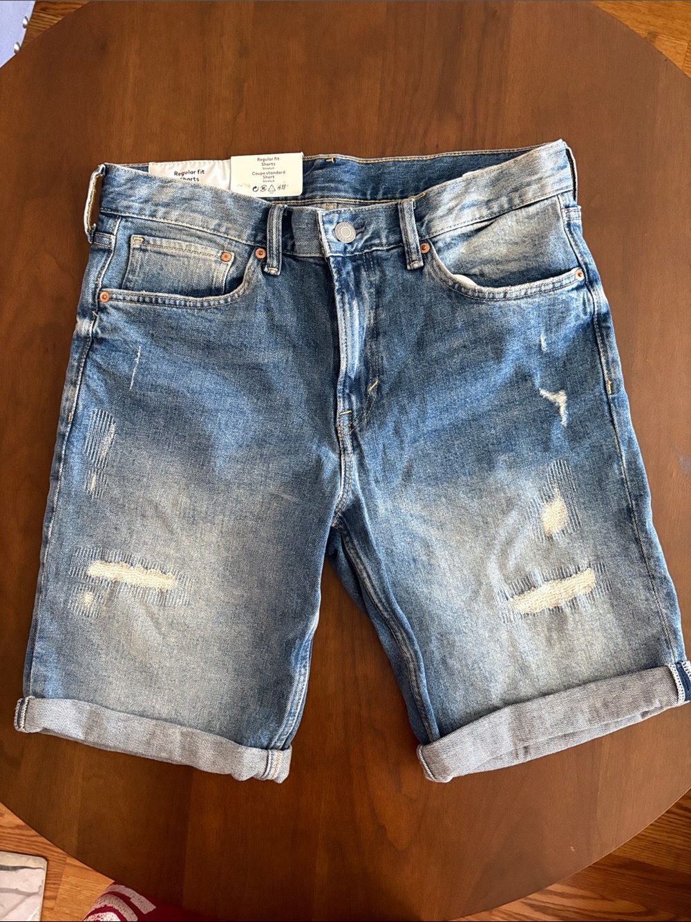 H&M Stretch Denim Shorts